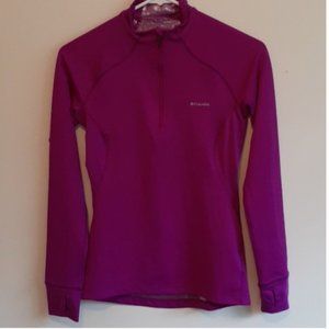 Columbia Omni Heat XS Half Zip Fushia Very Pretty!